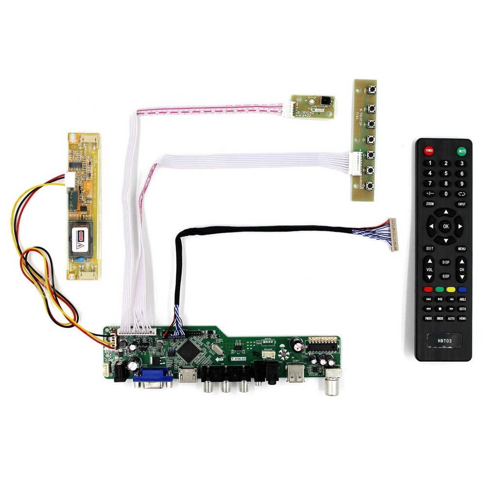 TV PC HD CVBS RF USB AUDIO LCD Controller Board For LVDS interface LCD Screen