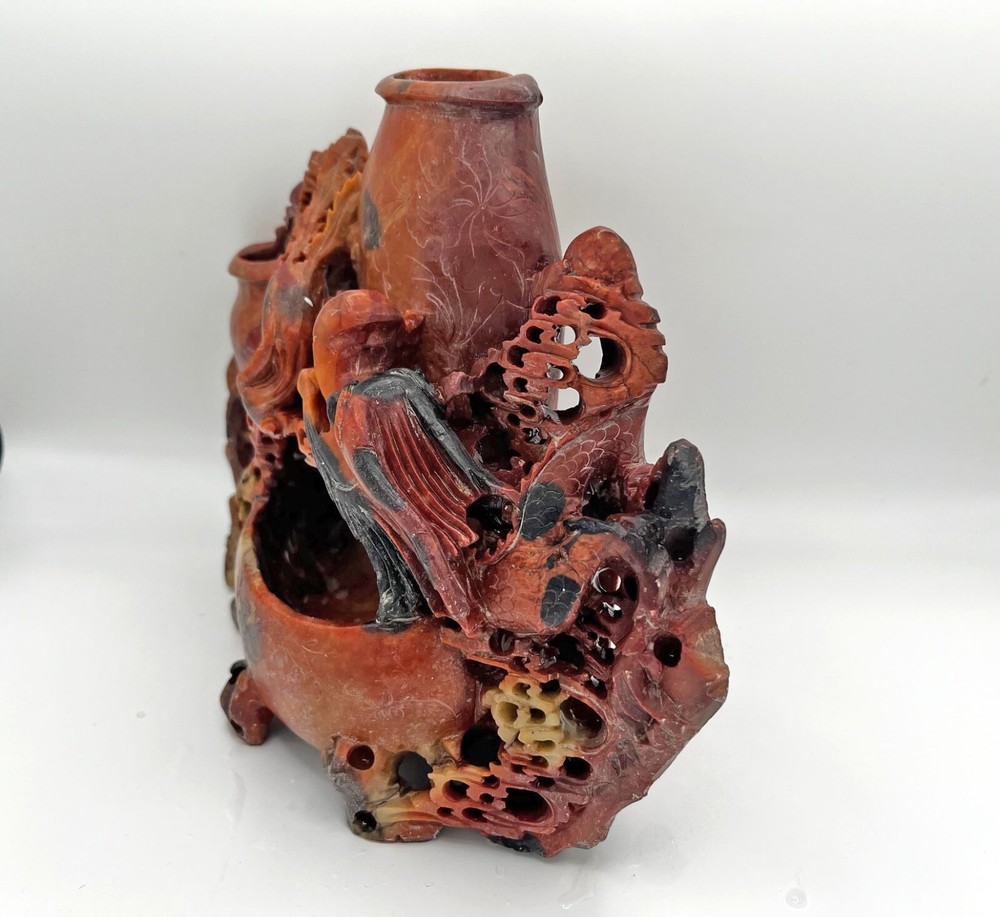 Antique Incense Burner Agate Chinese