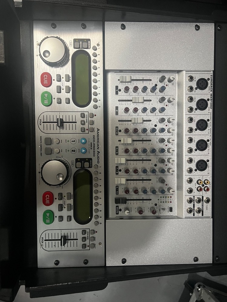 used dj turntables and mixer