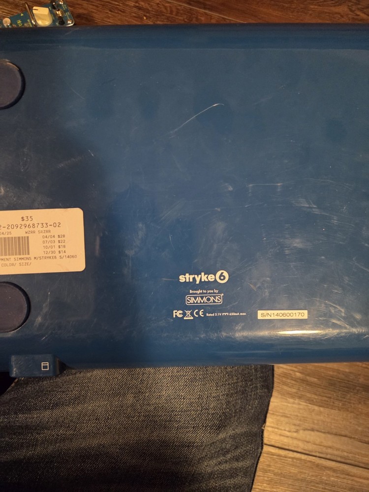 Simmons Stryke 6 Drum Controller Midi Controller for Daw Compatible with iPad/PC