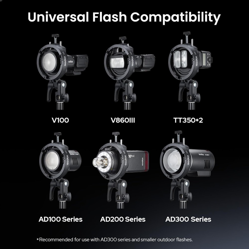S3 Speedlite Bracket, 𝐆𝐨𝐝𝐨𝐱 𝐒𝟐 𝐔𝐩𝐠𝐫𝐚𝐝𝐞, Adjustment Angle±90°,Um...