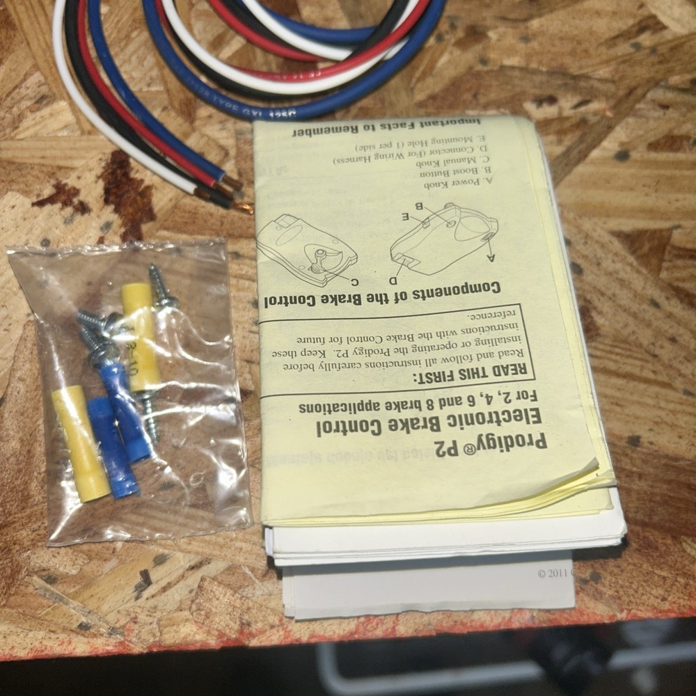 Tekonsha Prodigy P2 Electronic Brake Controller, Untested As Is!