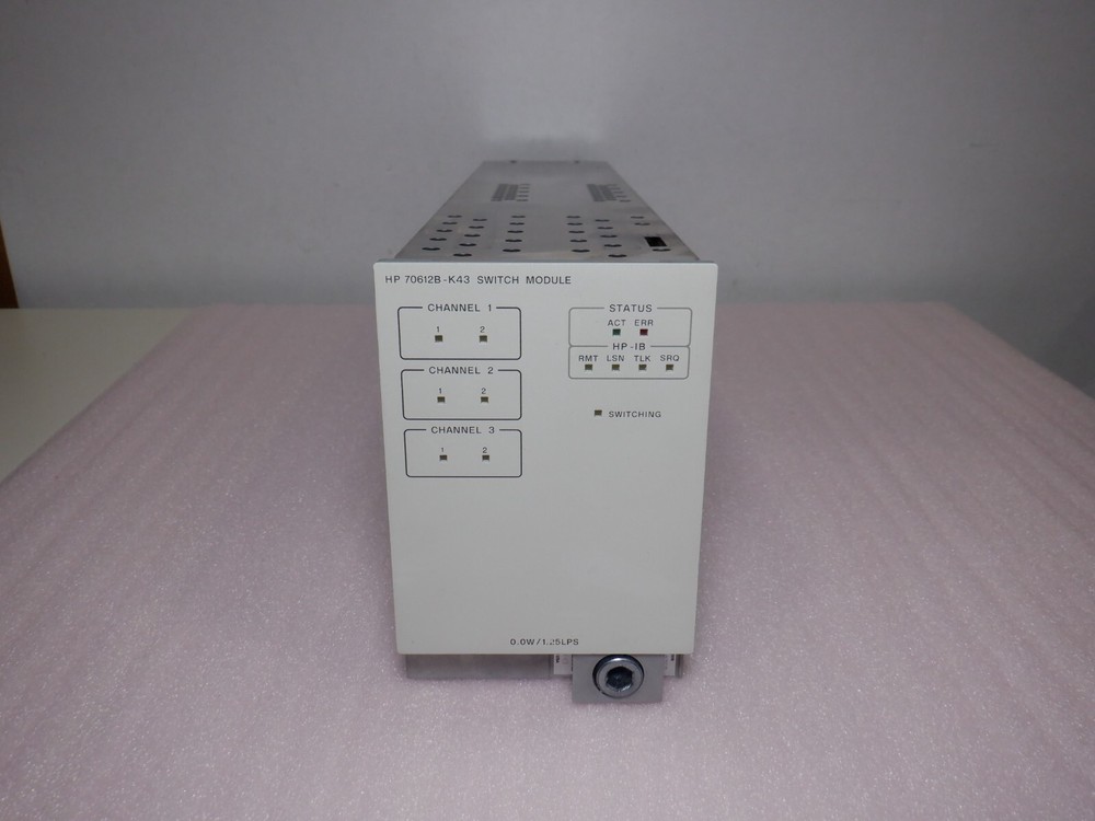 HP 70612B-K43 SWITCH MODULE