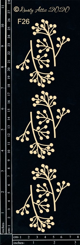 Dusty Attic, Chip Board, Foliage #26, DA2783