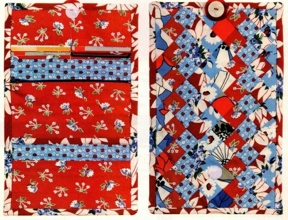 Three Times The Charm Wallet Quilt Pattern Pieced CZ