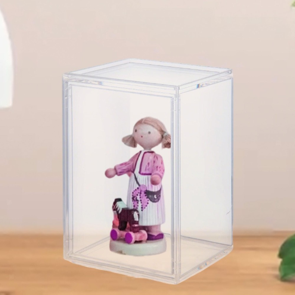 Acrylic Display Case Doll Display Box Decoration Multipurpose Dustproof Storage