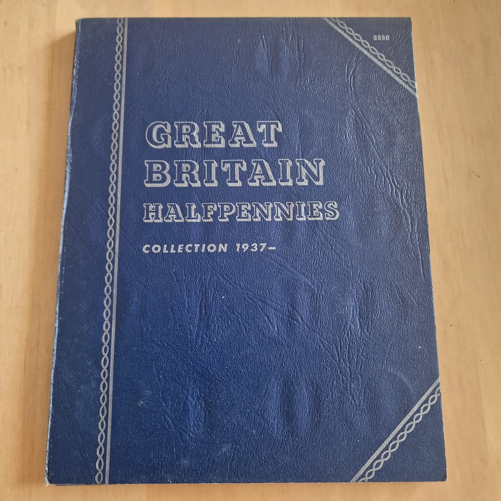 Whitman Folder 1937-67 Complete Halfpennies