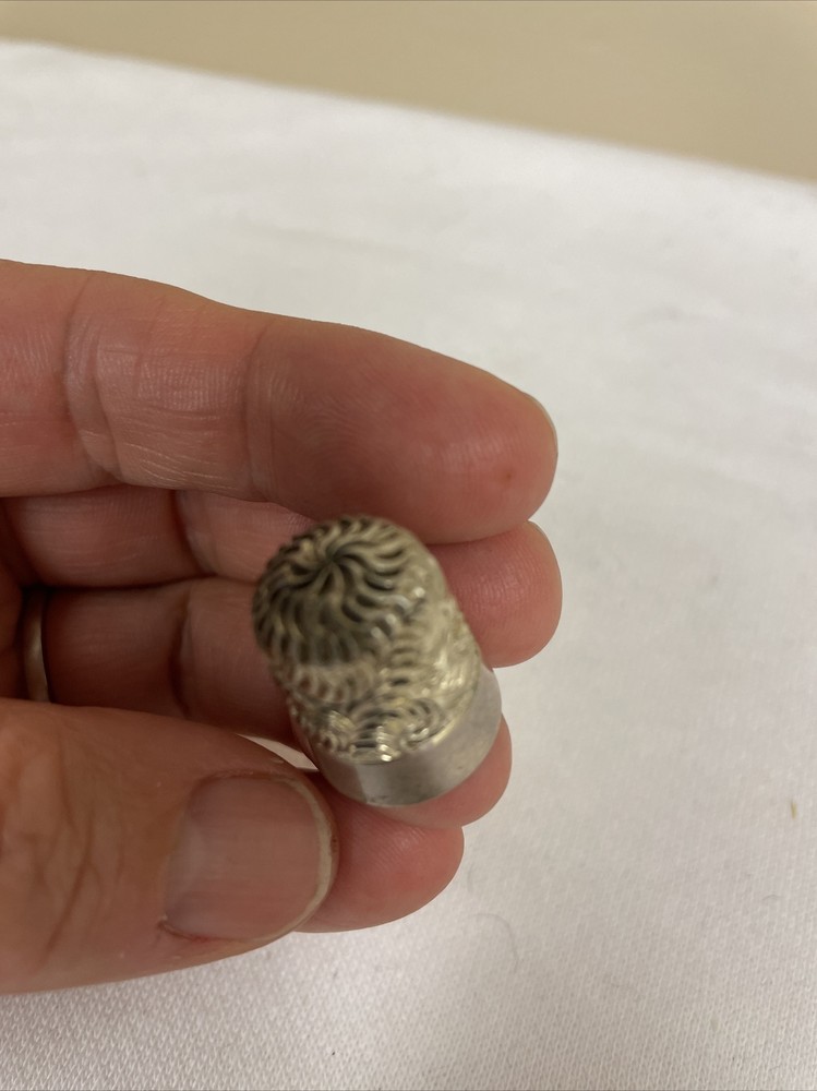 Sterling Silver Sewing Thimble, Marked Inside/signed?