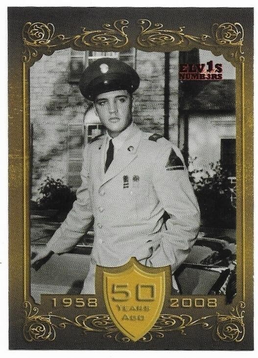 2008 Press Pass Elvis By The Numbers #1 - 80 Complete Set