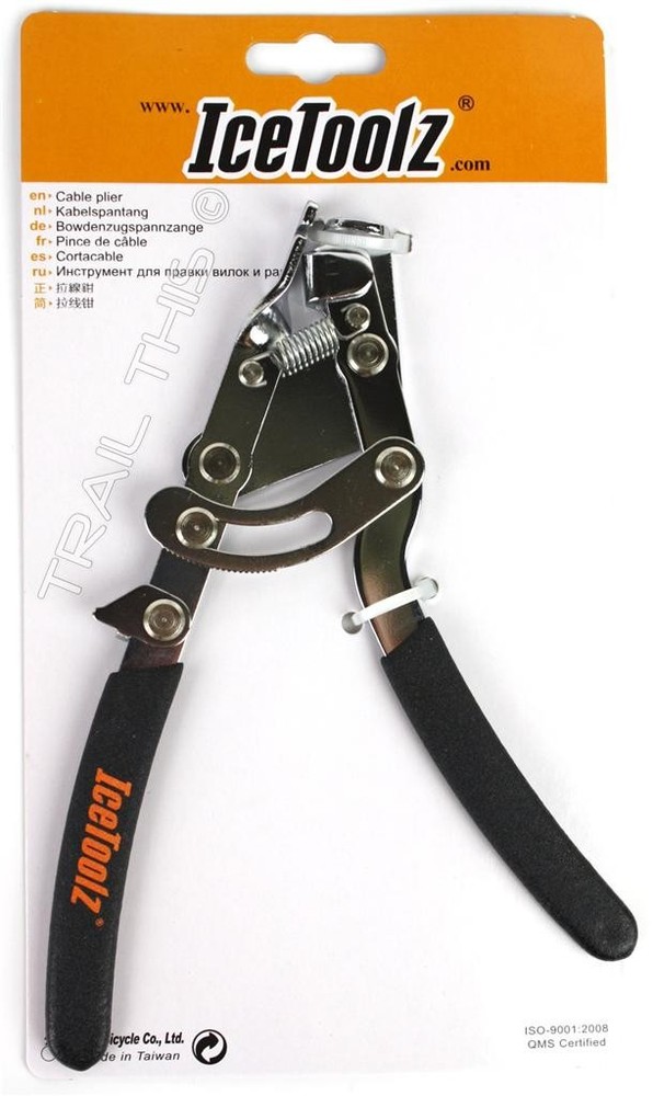 IceToolz Xpert Bicycle Cable Puller Pliers "Fourth Hand" Tool with Thumb Lock