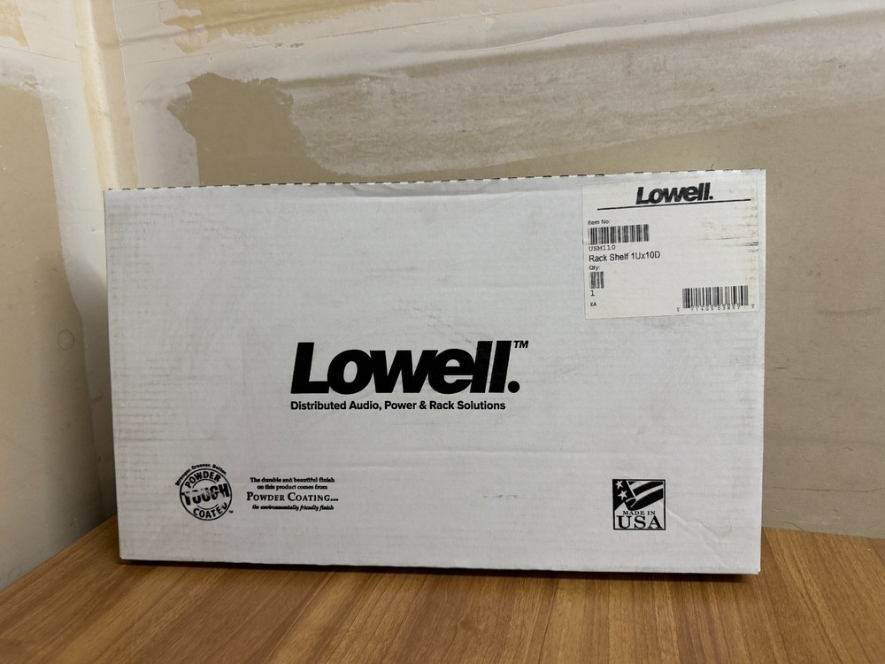 Lowell USM110 Rack ShelF 1Ux10D
