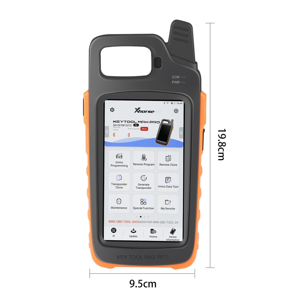Xhorse VVDI Key Tool Max PRO Combines Key Tool Max and Mini OBD Tool Functions