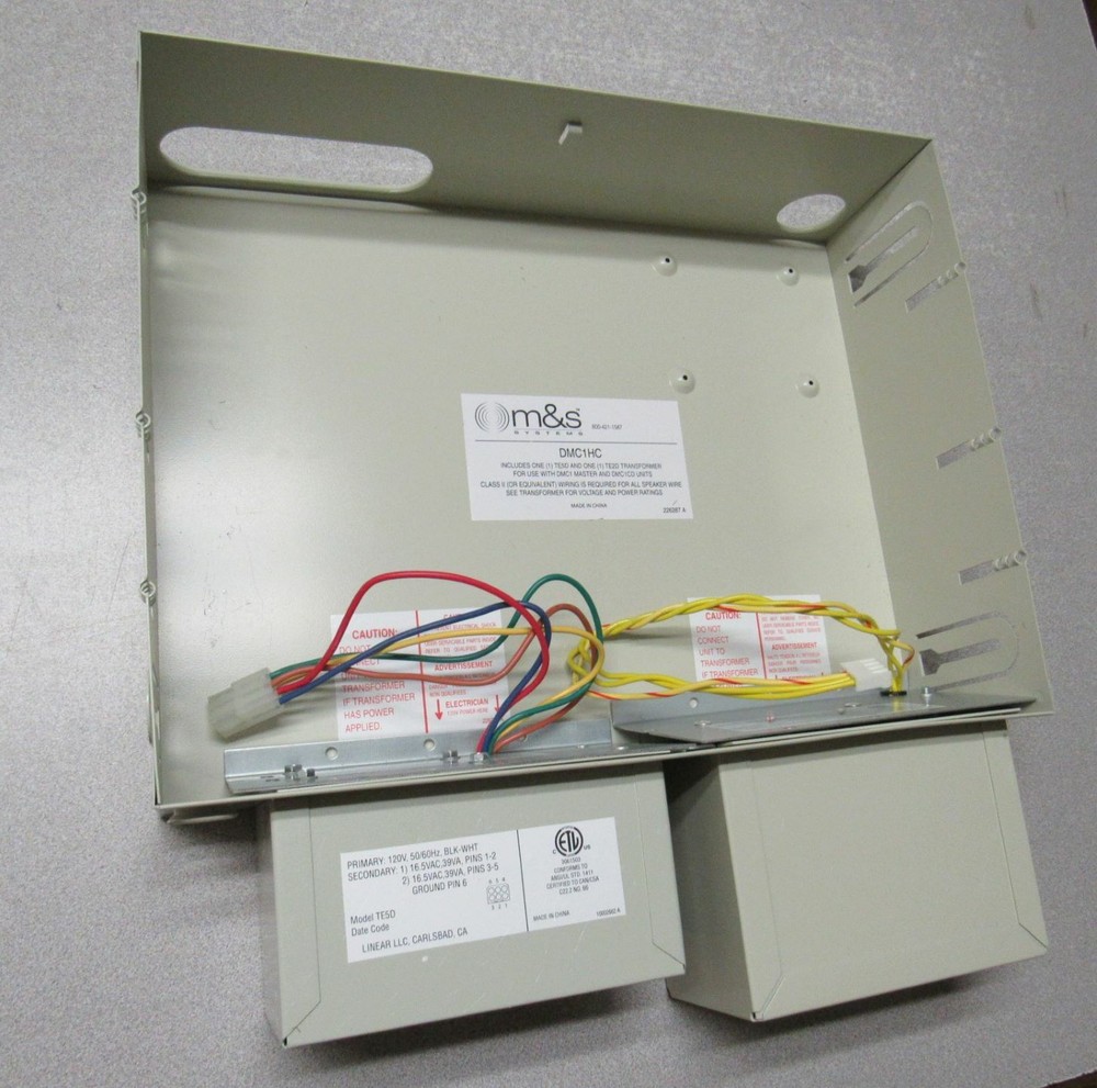 DMC1HC New M&S Combo Housing DMC1/DMC3-4 Intercom + DMCBT, DMCMP3 or CD Player