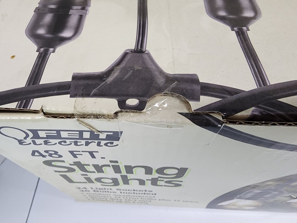 Feit Electric 710090 48ft LED String Light - Black