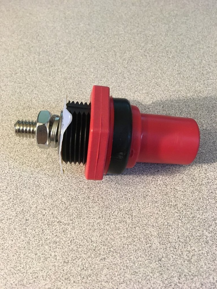 Single Post Positive Jump Start Connector Conductor Plug, by Quick Cable
