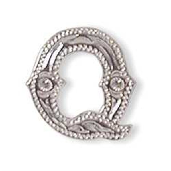 Letter Q Concho 3/4" - Screwback - Tandy Leather #1339-17