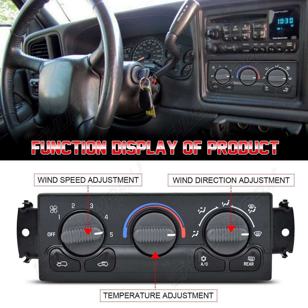 A/C Heater Climate Control Module Car Air Conditioner Temperature Control Unit
