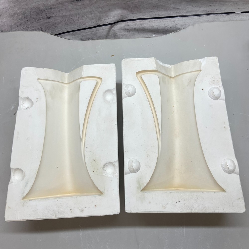 Ceramic Slip Casting Mold Curved Pitcher Vase