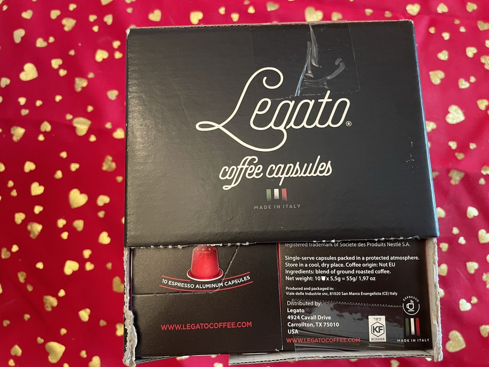 Legato Espresso Coffee Capsules Variety Pack