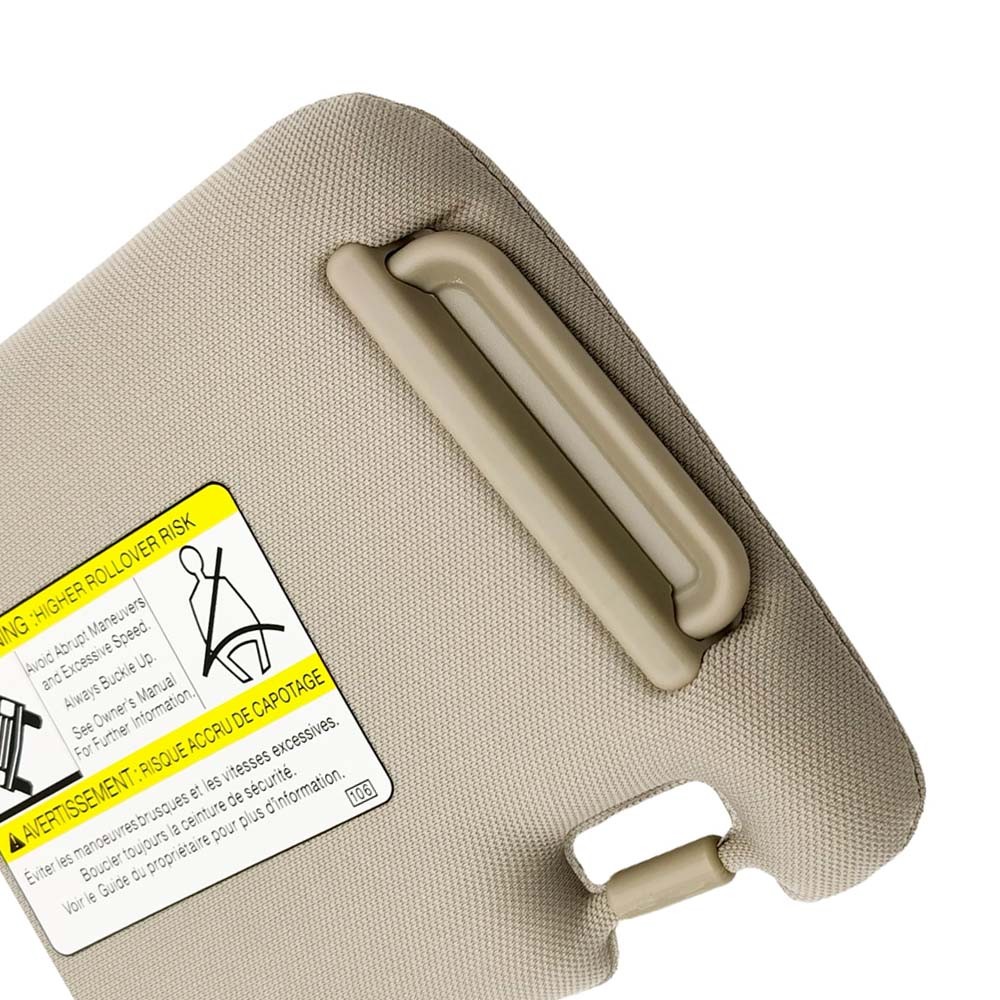 Beige Sun Visor Left Driver Side For Toyota 4Runner 2010-2023 Replacement