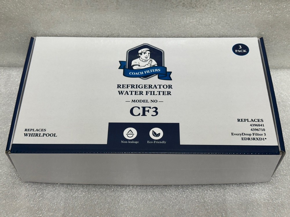 3 Pack Refrigerator Water Replacement Filter EDR3RXD1 4396841 4396710 #C