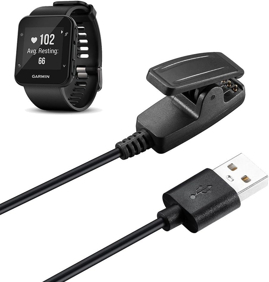 Compatible with Garmin Forerunner 35 Charger, Replacement Charging Clip Cable...