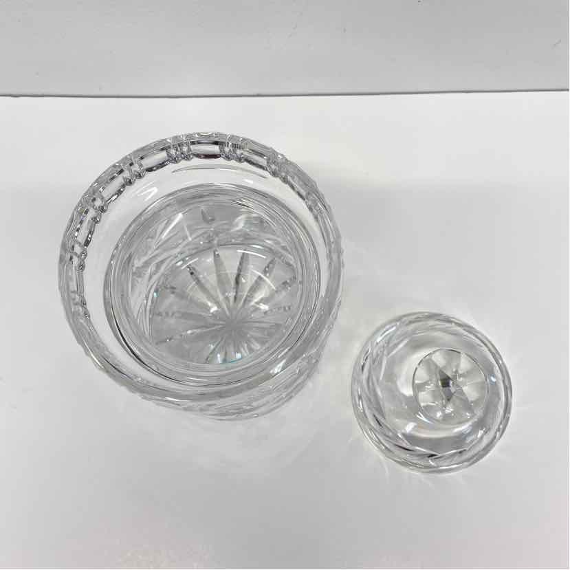 Clear Cut Crystal Jar
