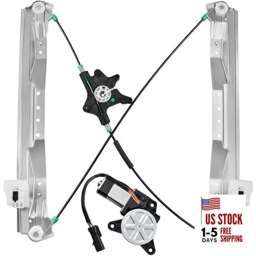 Front Driver Side Power Window Regulator with Motor (6 Front Driver With Motor
