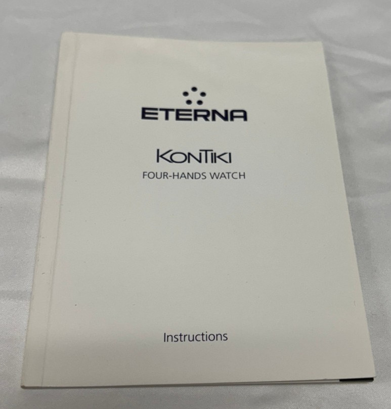 Eterna Kontiki Instructions Manual
