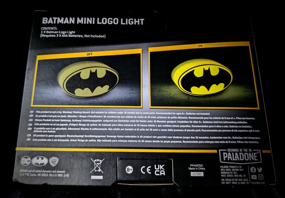 BATMAN MINI LOGO LIGHT DC COMICS