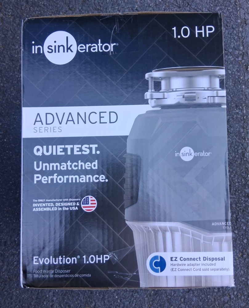 InSinkErator Evolution Advanced Series 1.0HP Continuous Feed Garbage DisposalNEW