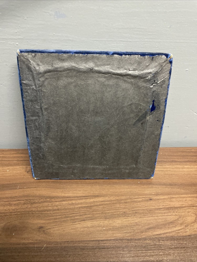 Velvet Sewing Square Navy Blue