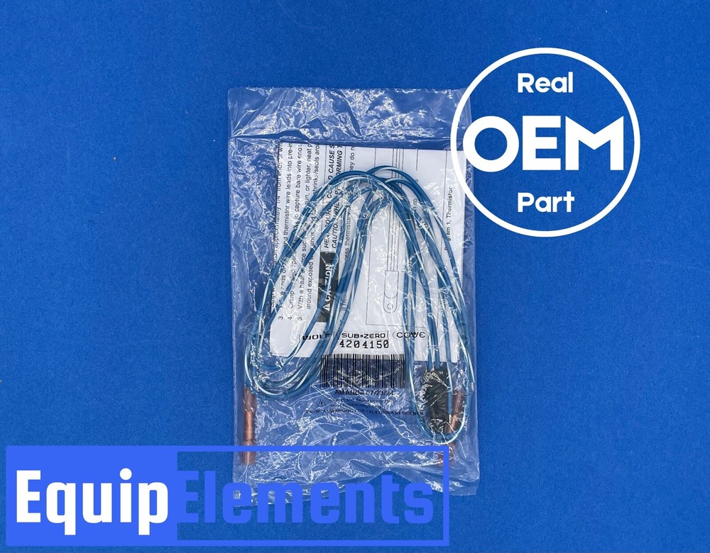 4204150 Genuine Sub Zero Refrigerator / Freezer Thermistor New Factory Certified