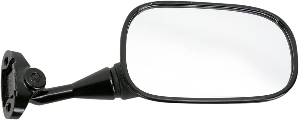 Emgo Right Side View Black Oval Mirror (20-87031)