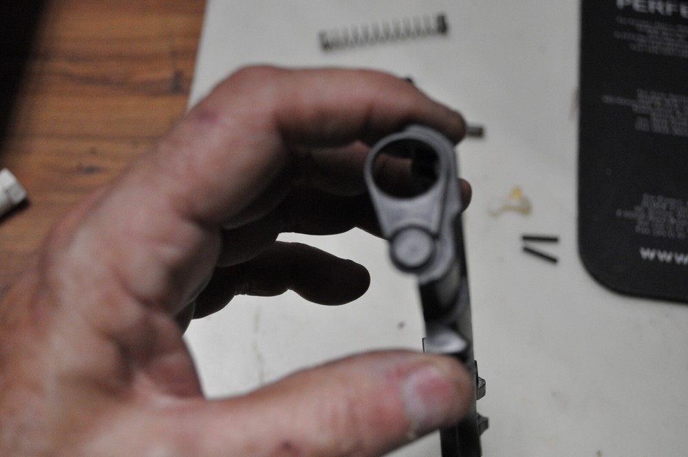 Crosman 1911BB .177 cal Black Plastic Left Side Frame Half, see pics for info