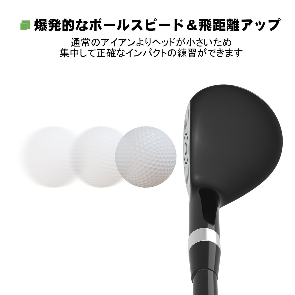 MAZEL Mini Driver/Iron Golf Club Swing Practice Equipment Swing Trainer Practice
