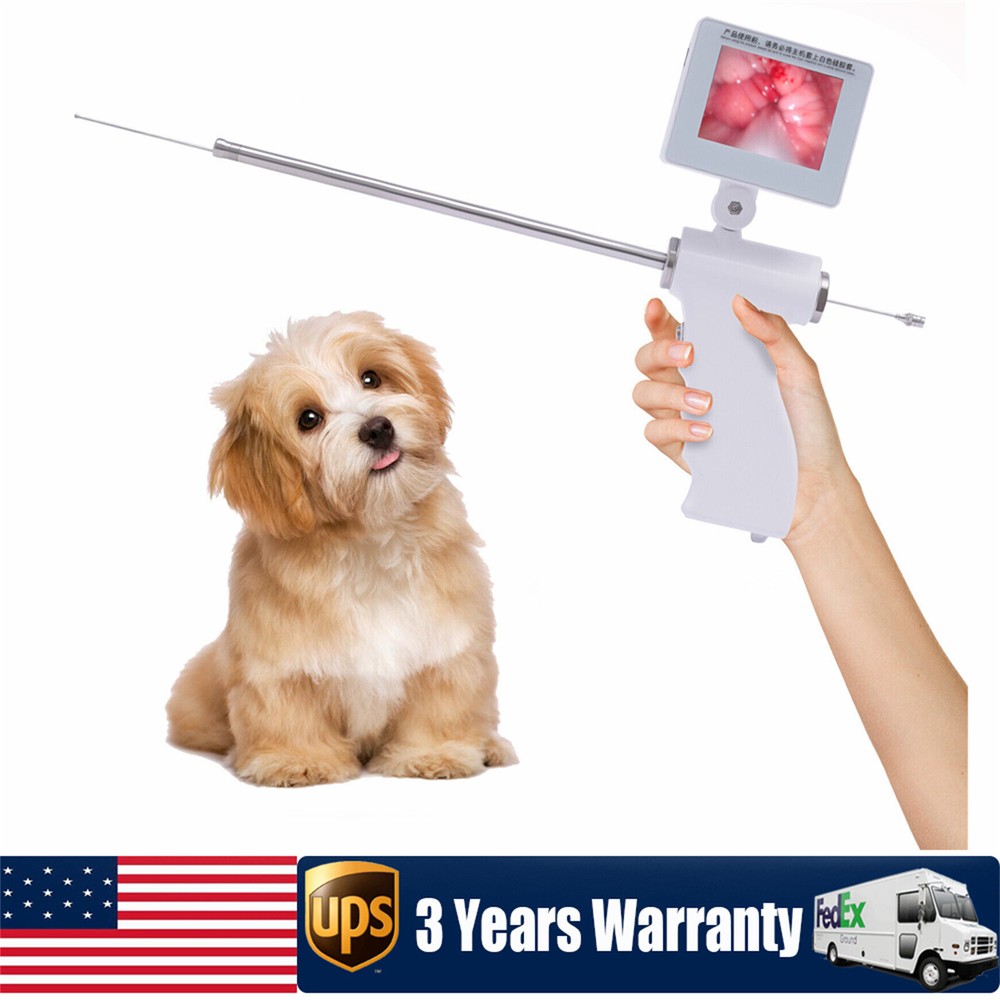 Insemination Kit for Dog  Visual Insemination Gun 340mm w/ Adjustable Screen