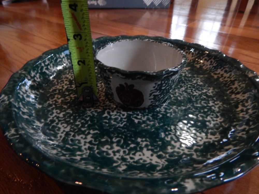 Apple Sponge Design CHIP & DIP Set