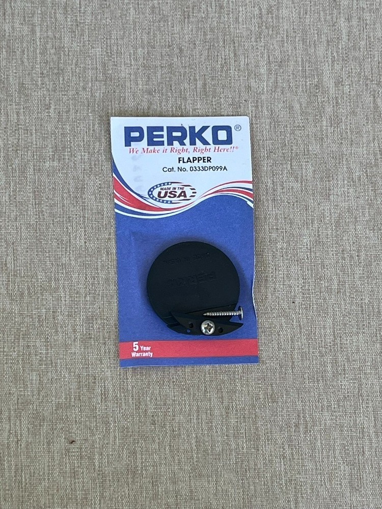 Perko 0333DP099A Replacement Scupper Flapper for 1.5" Hose 1-7/8" Mtg Hole