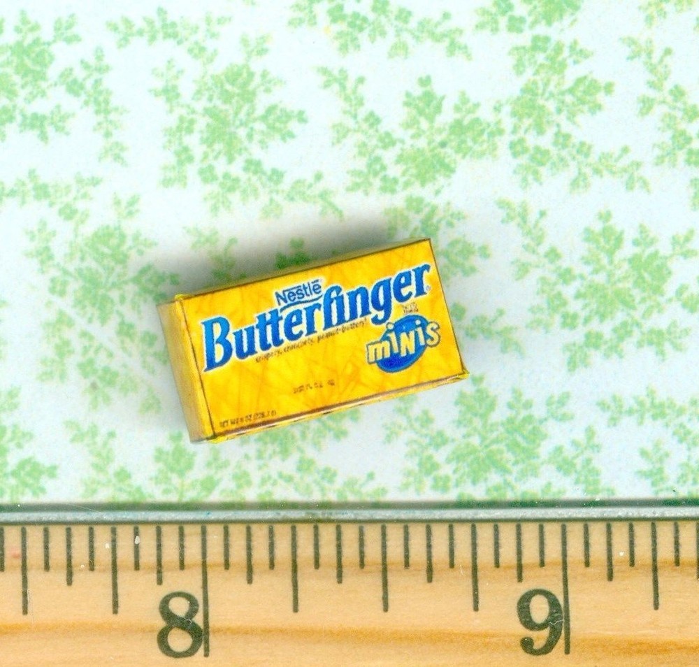 Dollhouse Miniatures Size Mini' Butter Candy Box