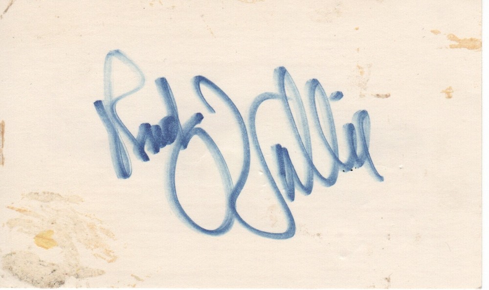 RUDY VALLEE - Autograph