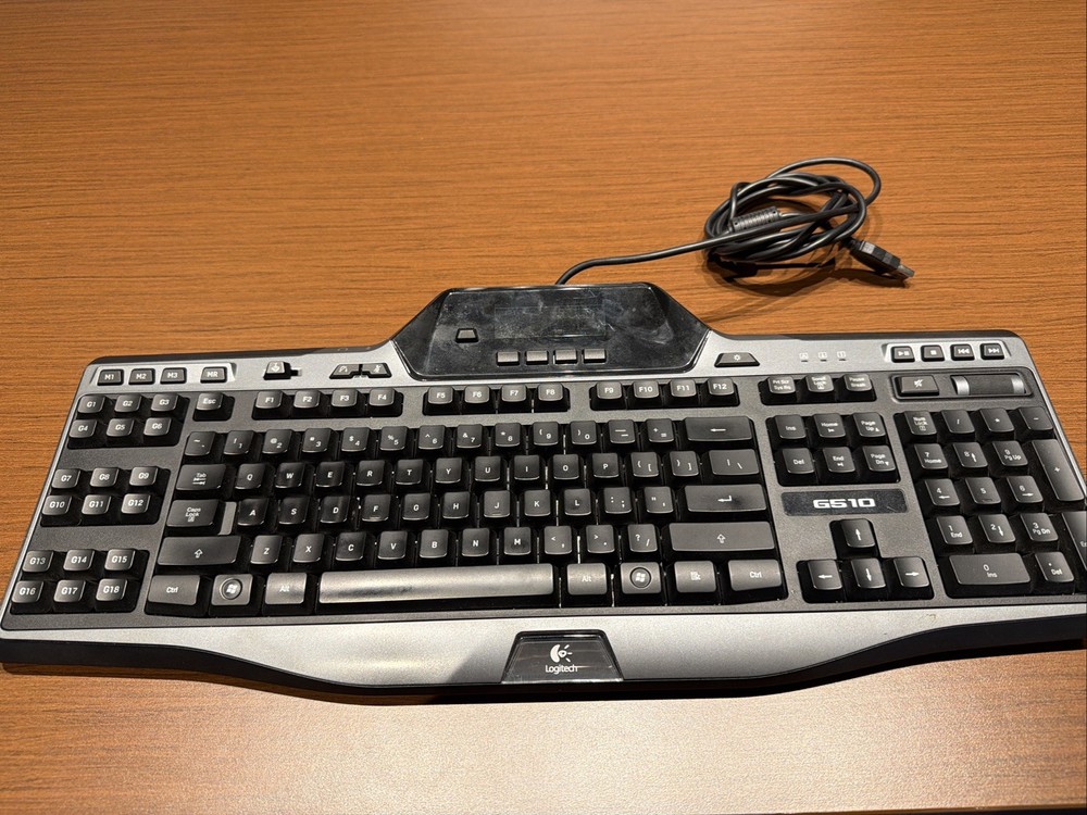 WORKING Logitech G510 Keyboard USB Gaming