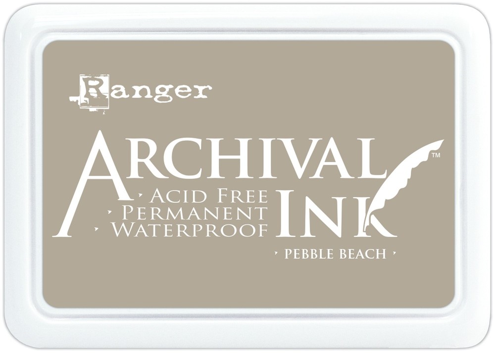 Ranger Archival Ink Pad #0-Pebble Beach
