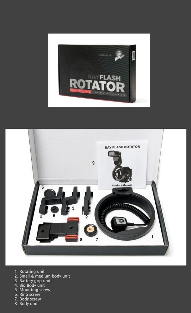 Ray Flash Rotator Bracket for NIKON