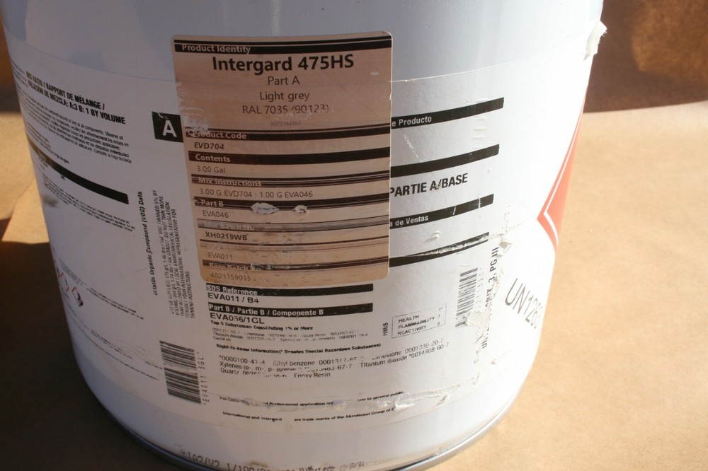 International Intergard 475HS Part A Epoxy 3GL - Light Grey