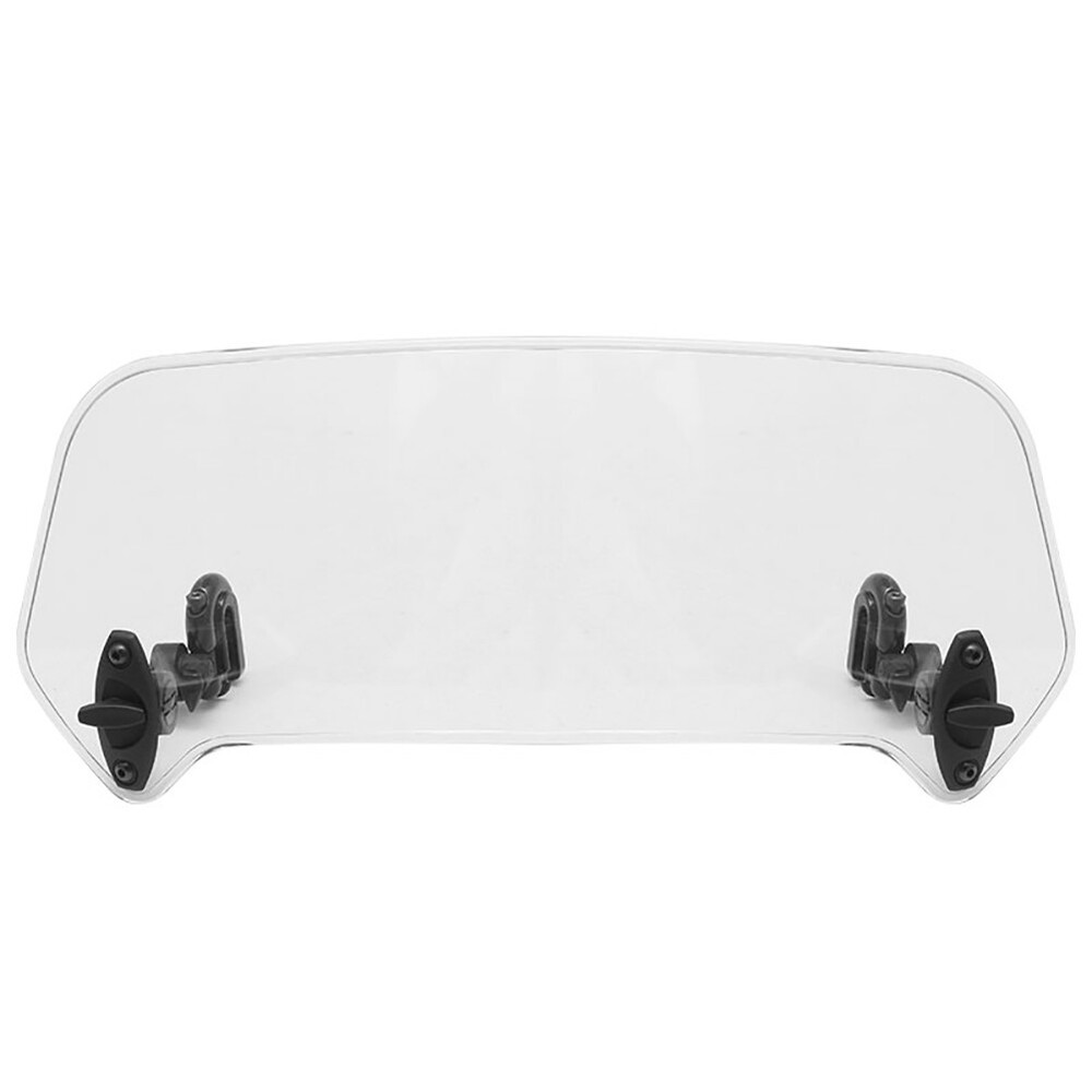 Motorcycle Adjustable Clip-On Windshield Extension Spoiler Windscreen Deflector