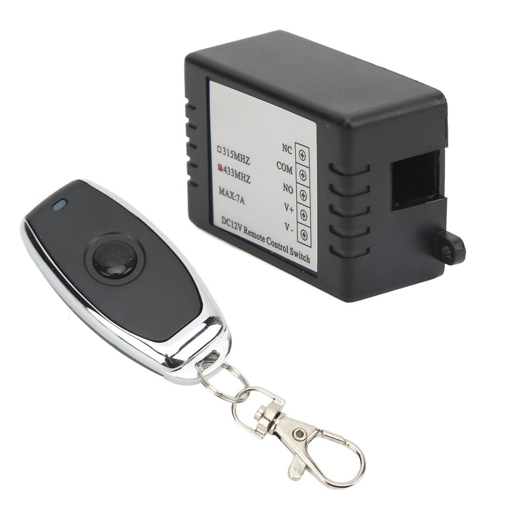 DC12V Remote Control Switch Battery Disconnect Switch Single Button 7A