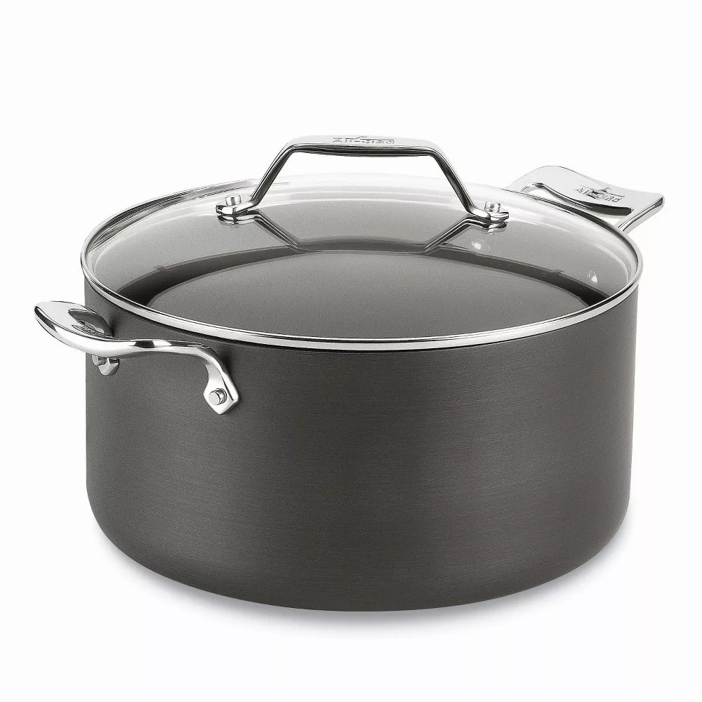 All-Clad 7 Quart Nonstick Stockpot with Multi-Purpose Insert and Lid,