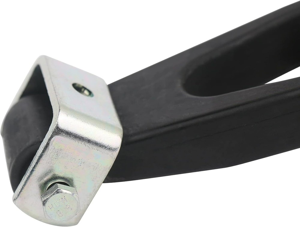 Hood Latch Strap with Catch Bracket Kit 2 Pack Compatible 2 SET, Black