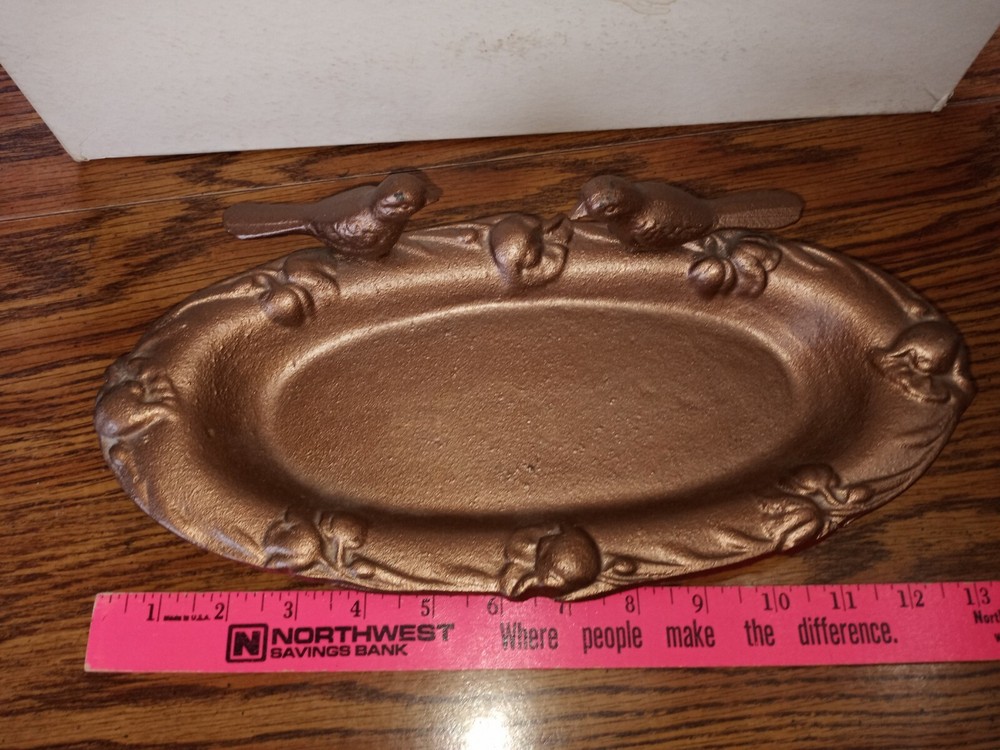 Cast Iron Bird Feeder/Platter